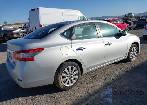 2014 Nissan Sentra S z USA, uszkodzony, nr VIN 3N1AB7AP1EY216412